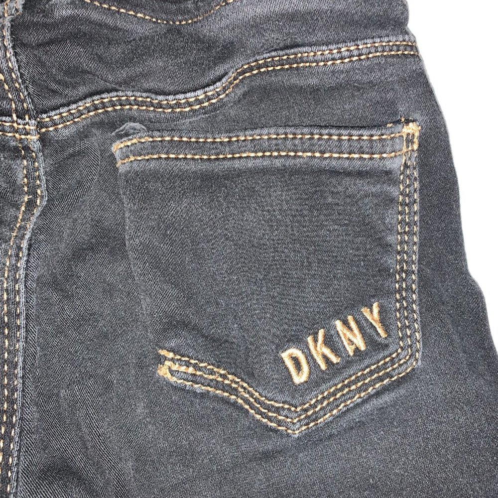 DNKY Girl's Black Stretch Jeggings/Jeans